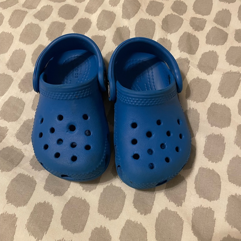 Blue Toddler Crocs